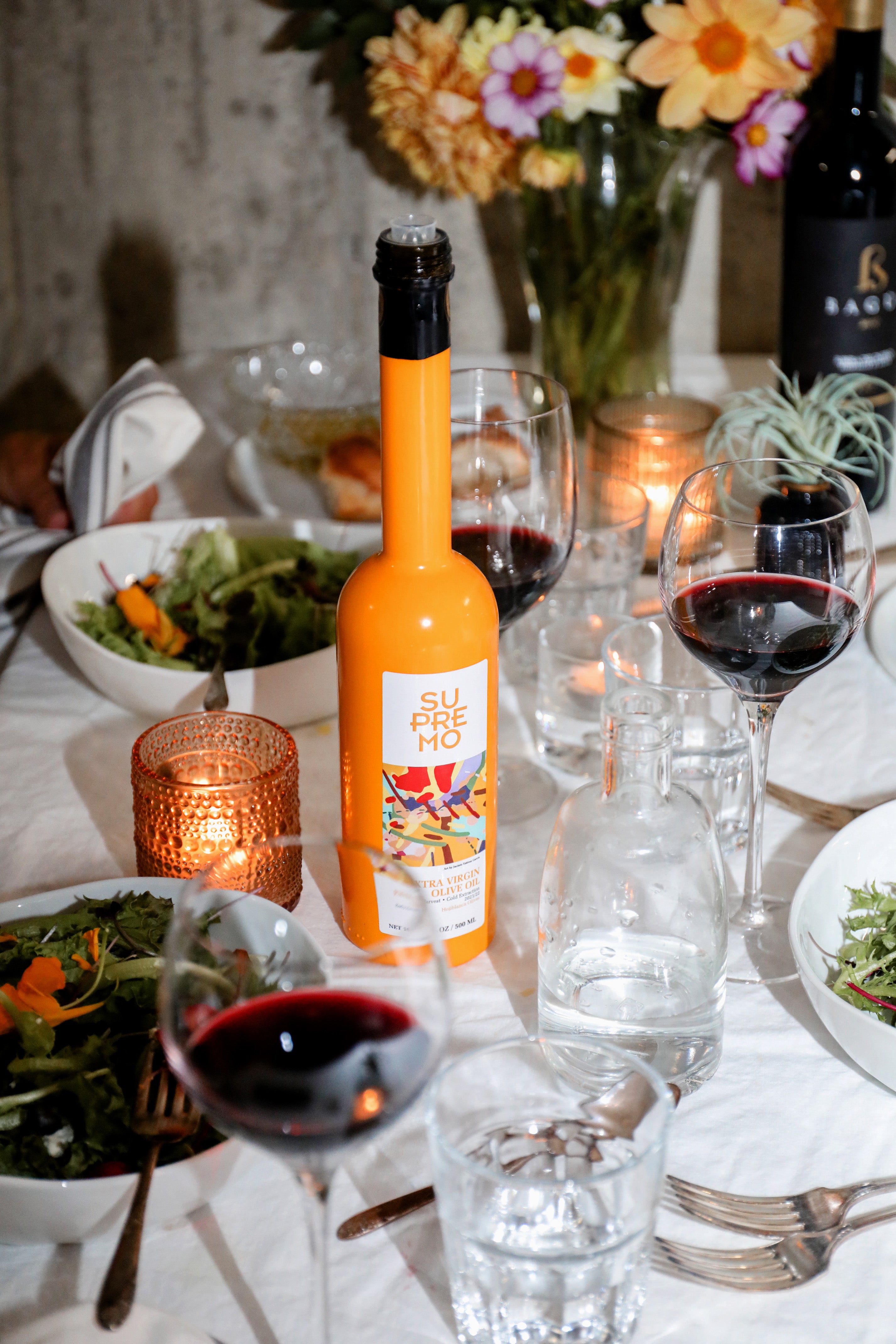 Ypač tyras alyvuogių aliejus SUPREMO HOJIBLANCA, pagamintas iš 100% Hojiblanca veislės alyvuogių