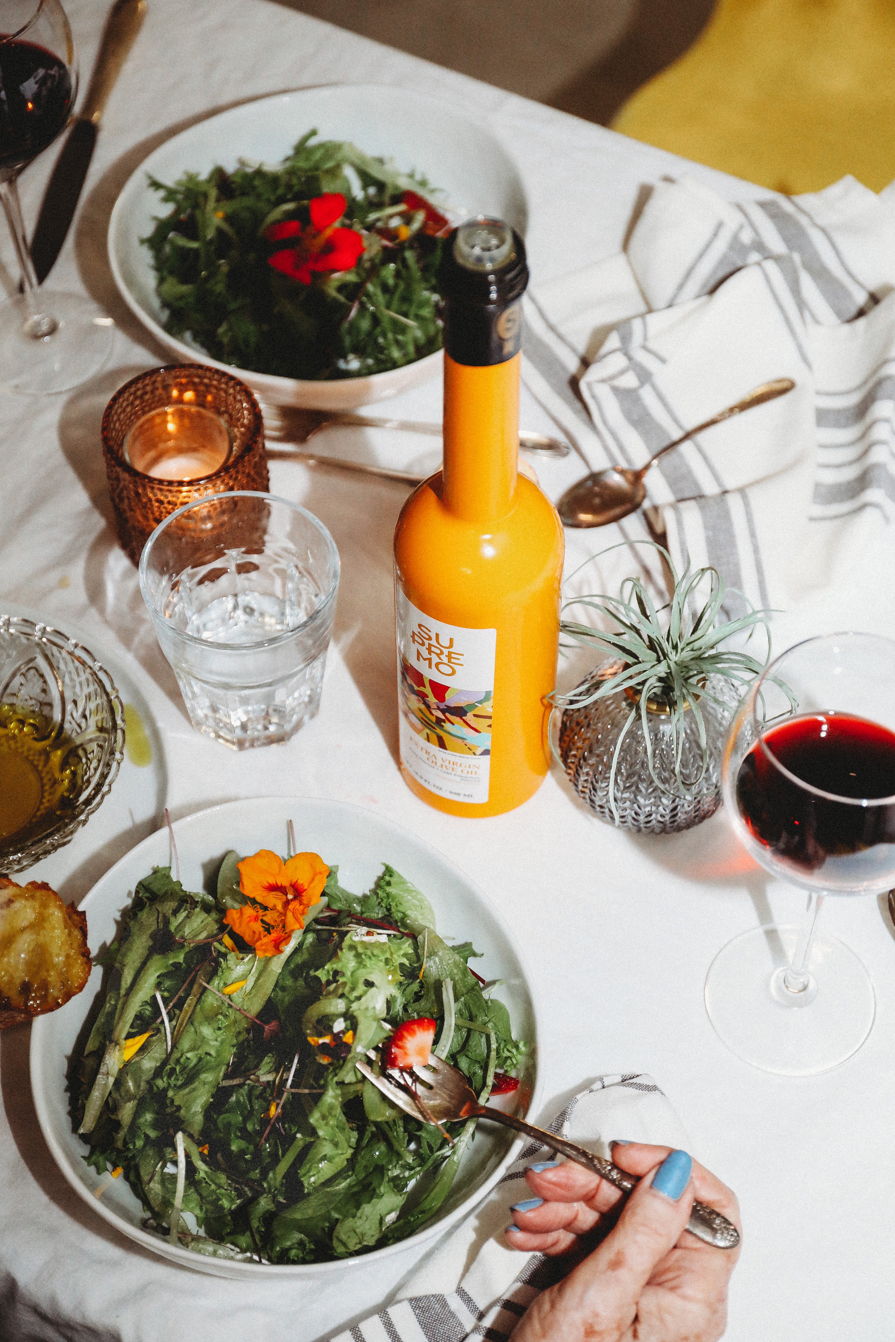 Ypač tyras alyvuogių aliejus SUPREMO HOJIBLANCA, pagamintas iš 100% Hojiblanca veislės alyvuogių