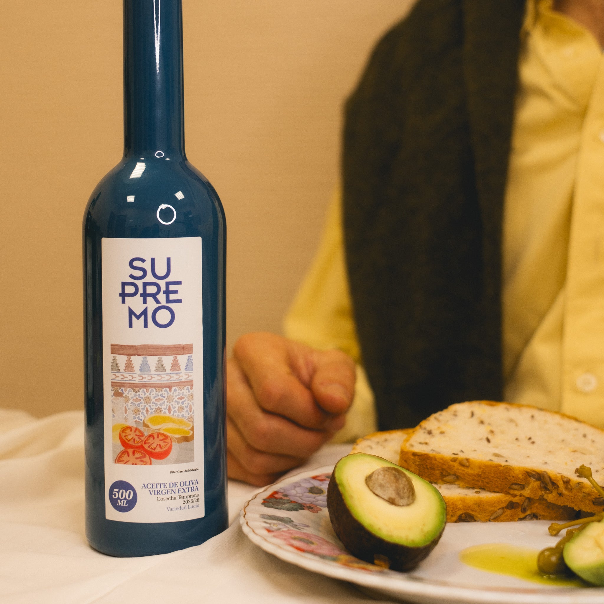 Ekologiškas ypač tyras gourmet alyvuogių aliejus SUPREMO LUCIO, pagamintas iš itin retos 100% Lucio veislės alyvuogių