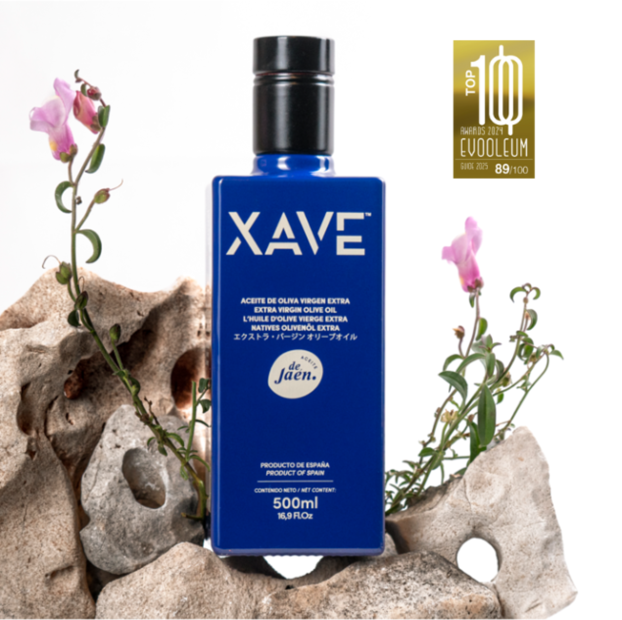 Ypač tyras alyvuogių aliejus XAVE PICUAL, pagamintas iš 100 % Picual veislės alyvuogių.